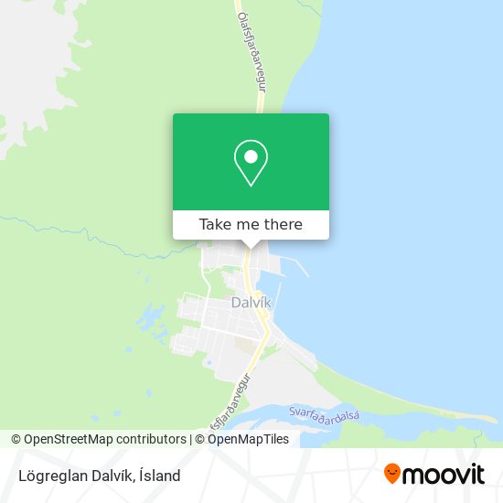 Lögreglan Dalvík map