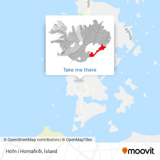Höfn í Hornafirði map