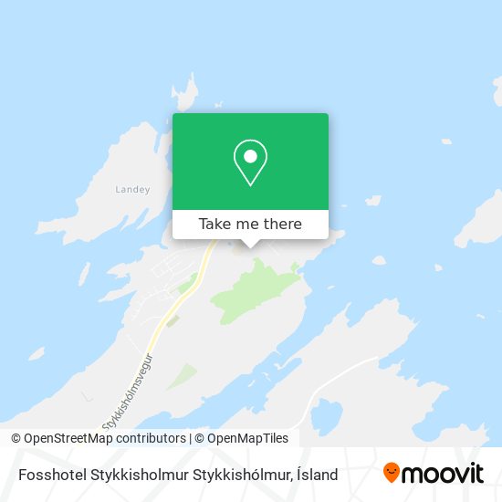 Mapa Fosshotel Stykkisholmur Stykkishólmur