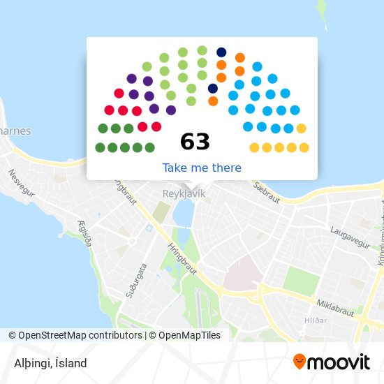 Alþingi map