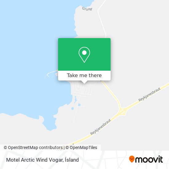 Motel Arctic Wind Vogar map