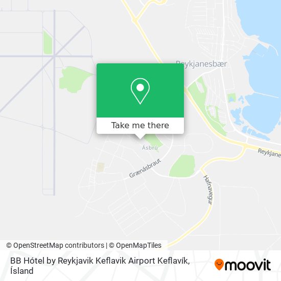 Mapa BB Hótel by Reykjavik Keflavik Airport Keflavík