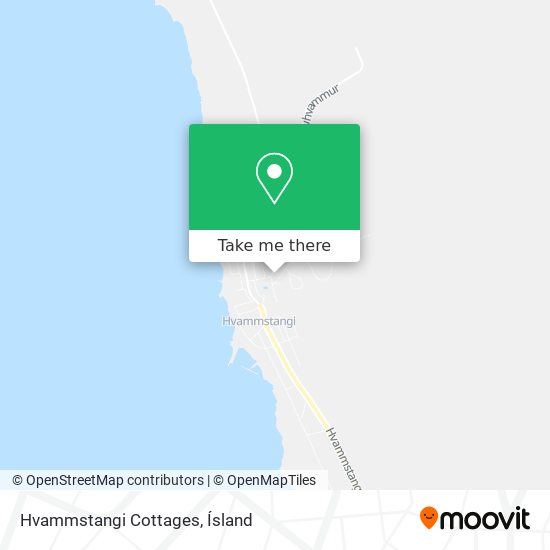 Hvammstangi Cottages map