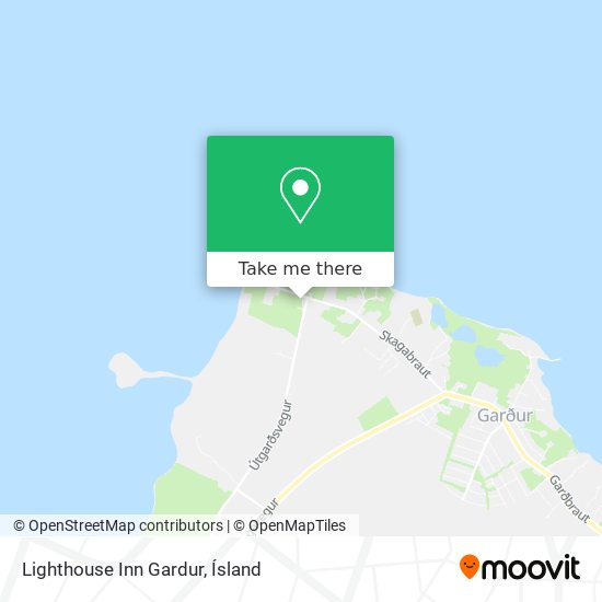 Lighthouse Inn Gardur map