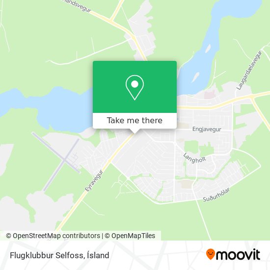 Flugklubbur Selfoss map