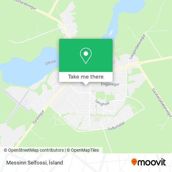 Messinn Selfossi map