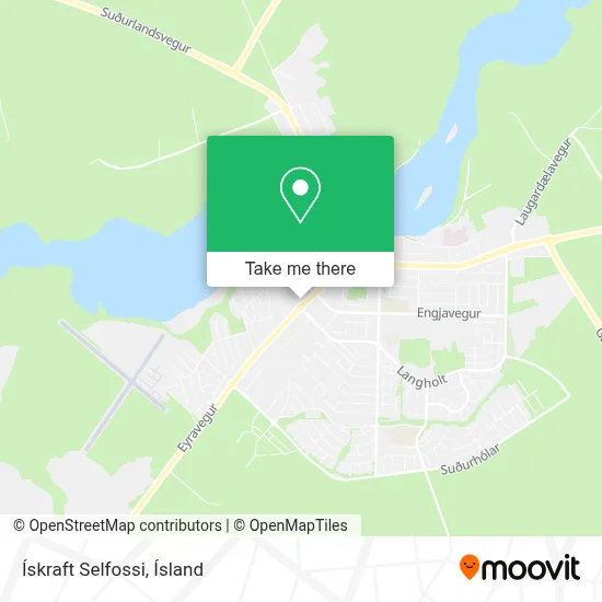 Ískraft Selfossi map