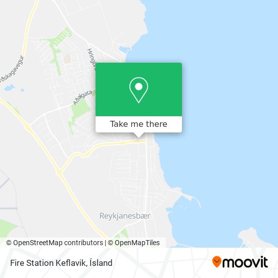 Fire Station Keflavik map