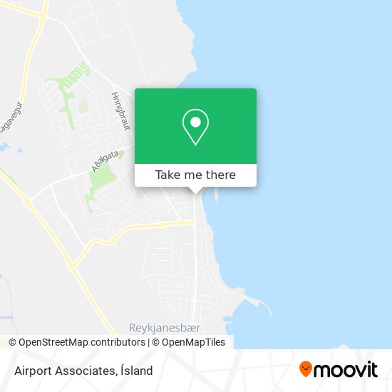 Airport Associates map