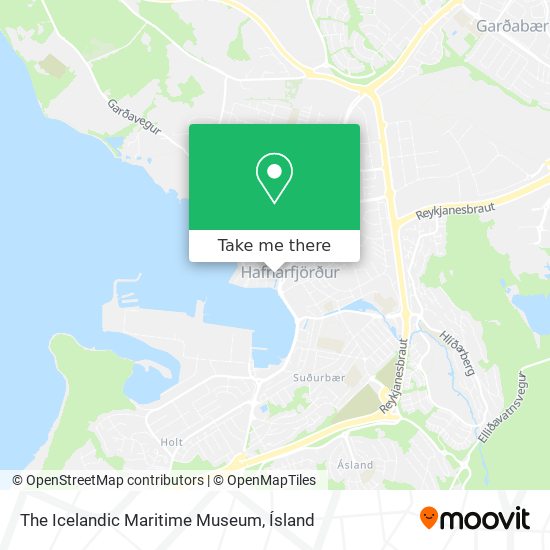 The Icelandic Maritime Museum map