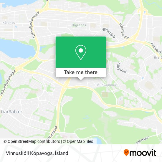 Vinnuskóli Kópavogs map