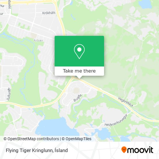 Mapa Flying Tiger Kringlunn