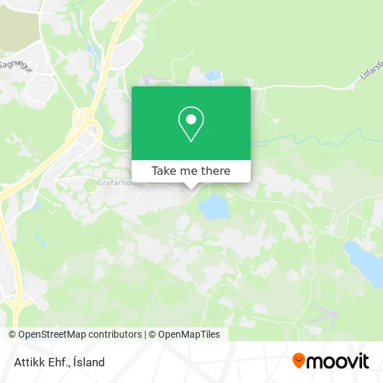 Attikk Ehf. map