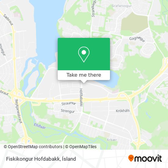 Fiskikongur Hofdabakk map