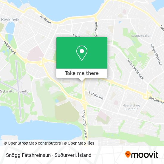 Mapa Snögg Fatahreinsun - Suðurveri