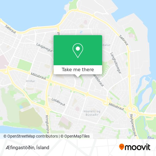 Æfingastöðin map