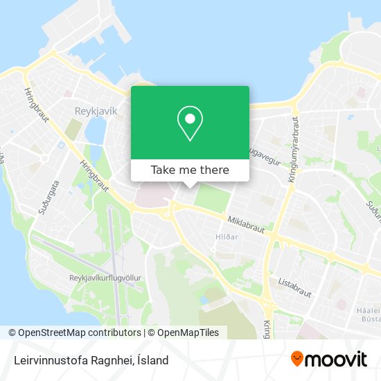 Leirvinnustofa Ragnhei map