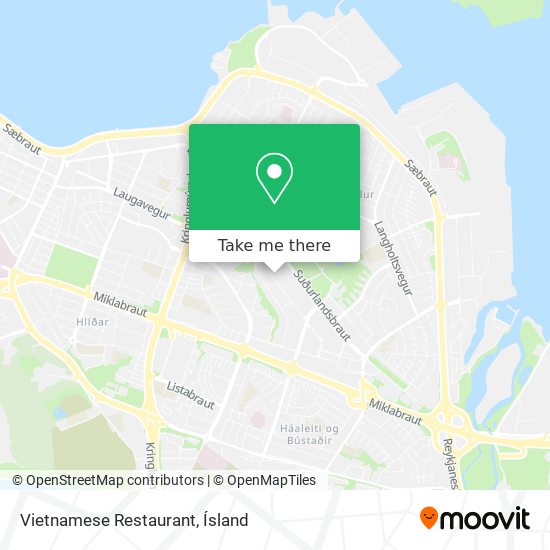 Vietnamese Restaurant map