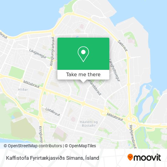 Mapa Kaffistofa Fyrirtækjasviðs Símans