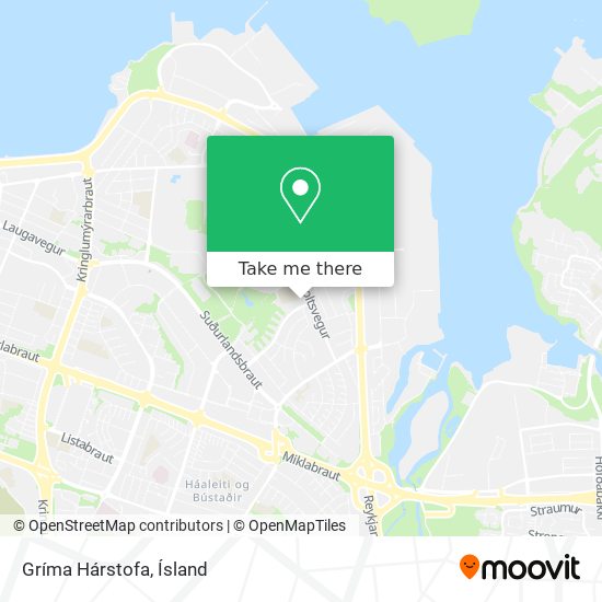 Gríma Hárstofa map