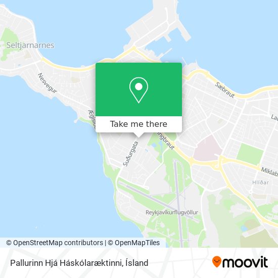 Mapa Pallurinn Hjá Háskólaræktinni