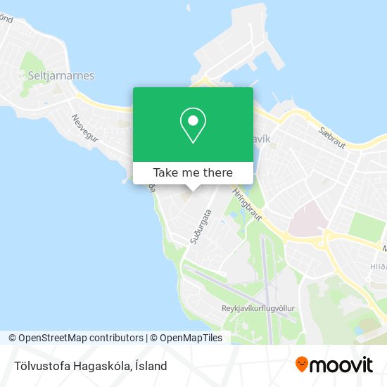 Mapa Tölvustofa Hagaskóla