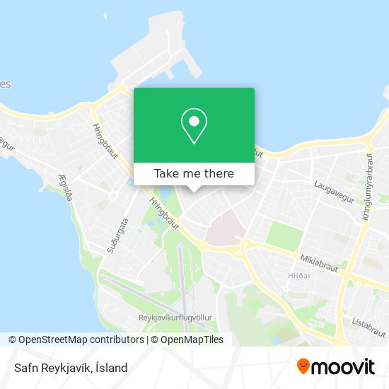 Mapa Safn Reykjavík