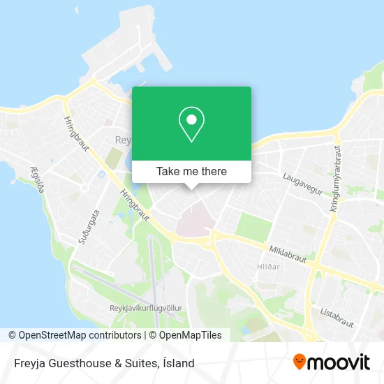 Freyja Guesthouse & Suites map