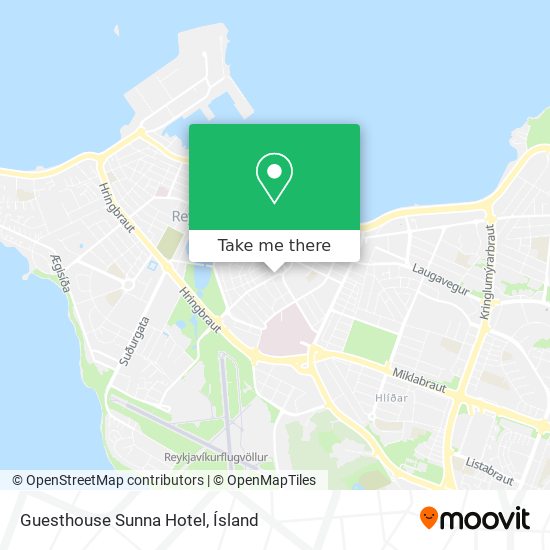 Mapa Guesthouse Sunna Hotel