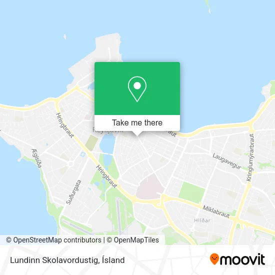 Lundinn Skolavordustig map