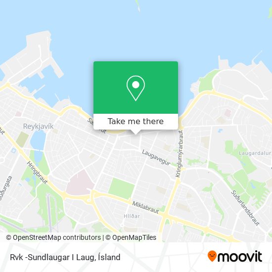 Rvk -Sundlaugar I Laug map