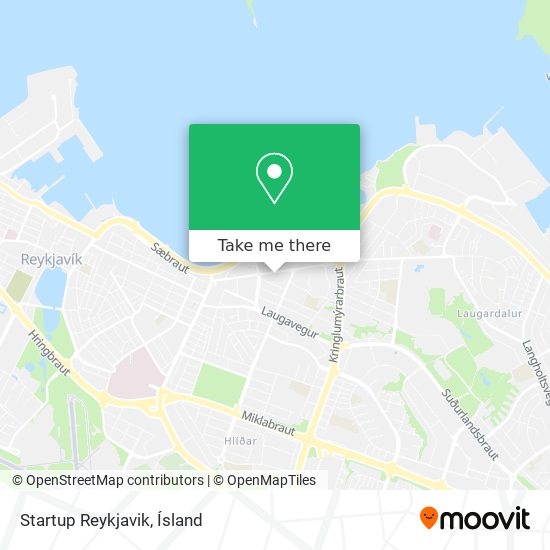 Startup Reykjavik map