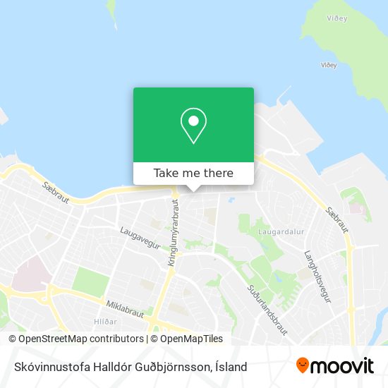 Mapa Skóvinnustofa Halldór Guðbjörnsson