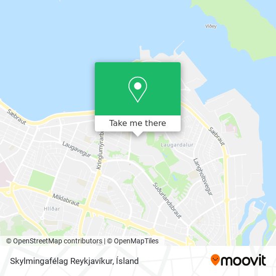 Skylmingafélag Reykjavíkur map