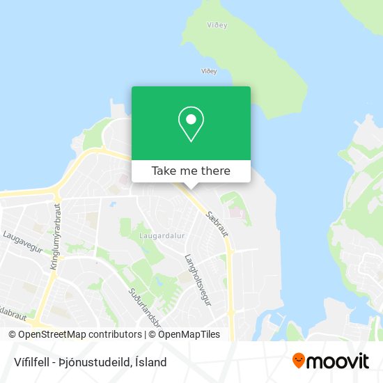 Vífilfell - Þjónustudeild map