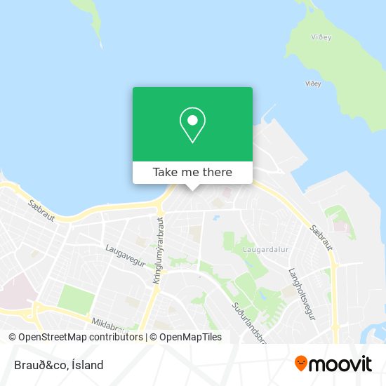 Brauð&co map