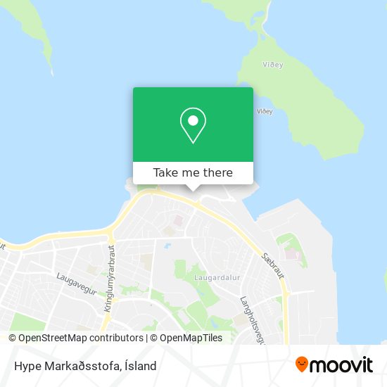 Hype Markaðsstofa map