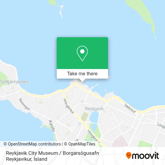 Reykjavik City Museum / Borgarsögusafn Reykjavíkur map