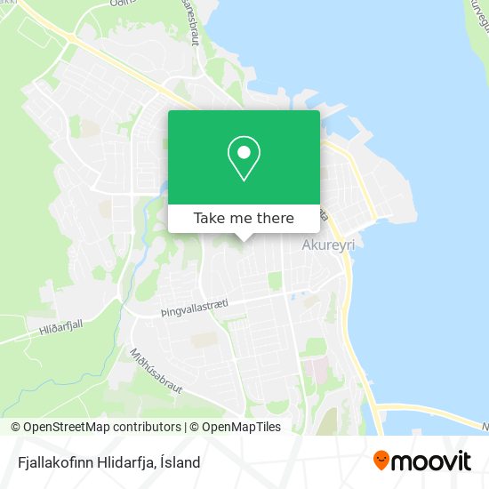 Fjallakofinn Hlidarfja map