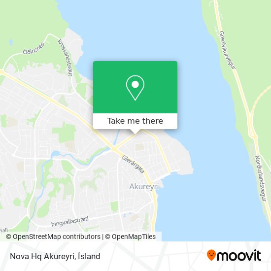 Mapa Nova Hq Akureyri