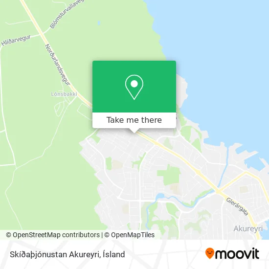 Skíðaþjónustan Akureyri map