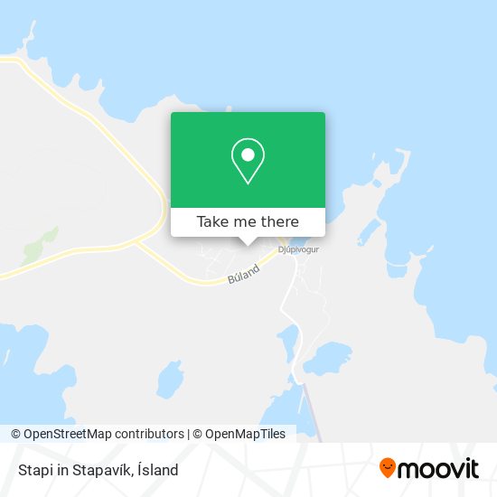 Stapi in Stapavík map