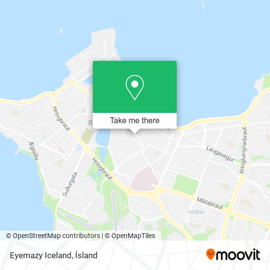 Eyemazy Iceland map