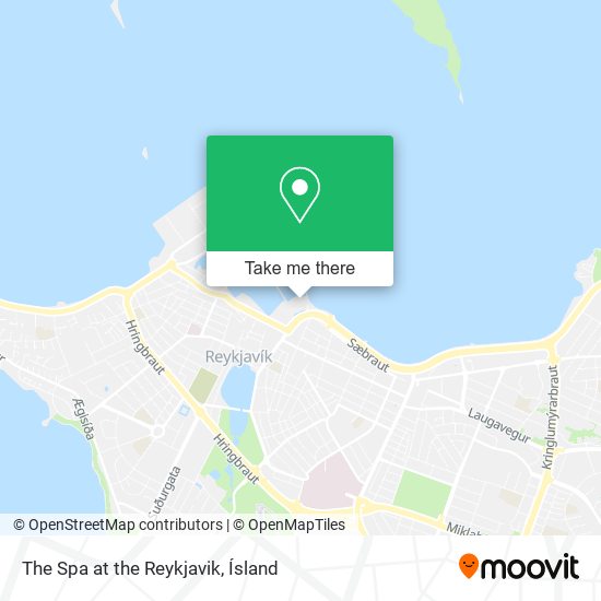 The Spa at the Reykjavik map