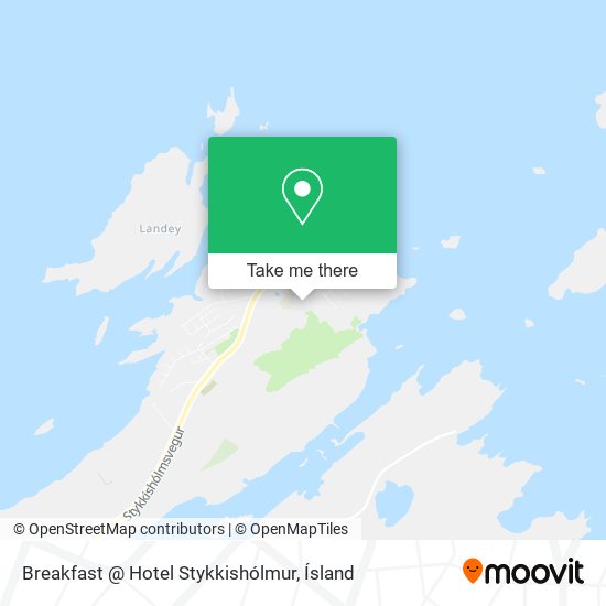 Mapa Breakfast @ Hotel Stykkishólmur