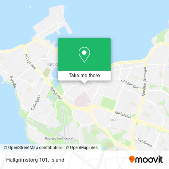 Hallgrímstorg 101 map