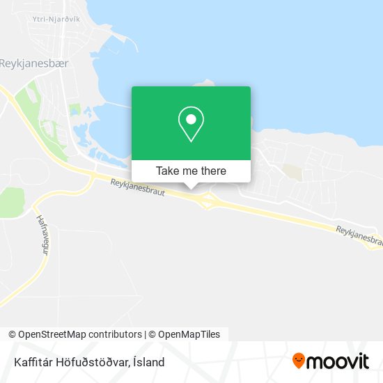 Mapa Kaffitár Höfuðstöðvar