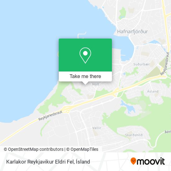 Karlakor Reykjavikur Eldri Fel map