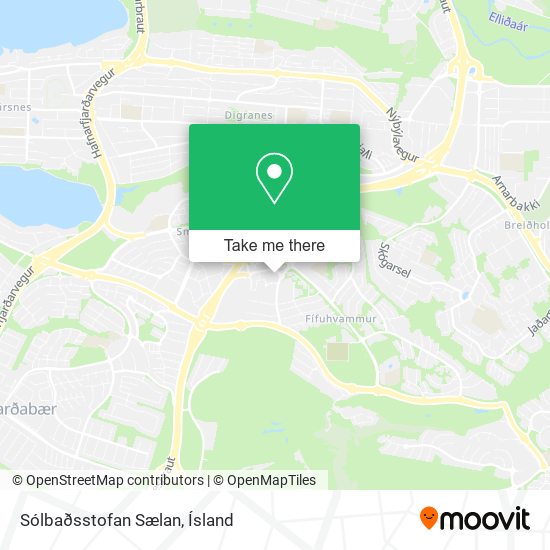 Sólbaðsstofan Sælan map