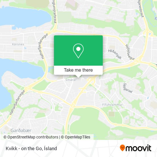 Kvikk - on the Go map